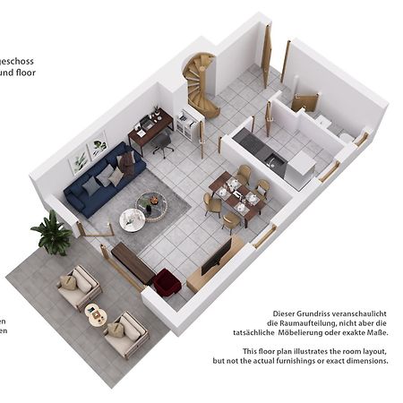 Moderne Maisonette Mit Garten Unterschleißheim Dış mekan fotoğraf