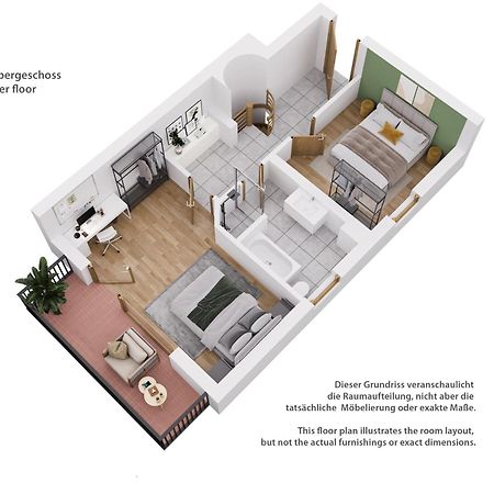 Moderne Maisonette Mit Garten Unterschleißheim Dış mekan fotoğraf