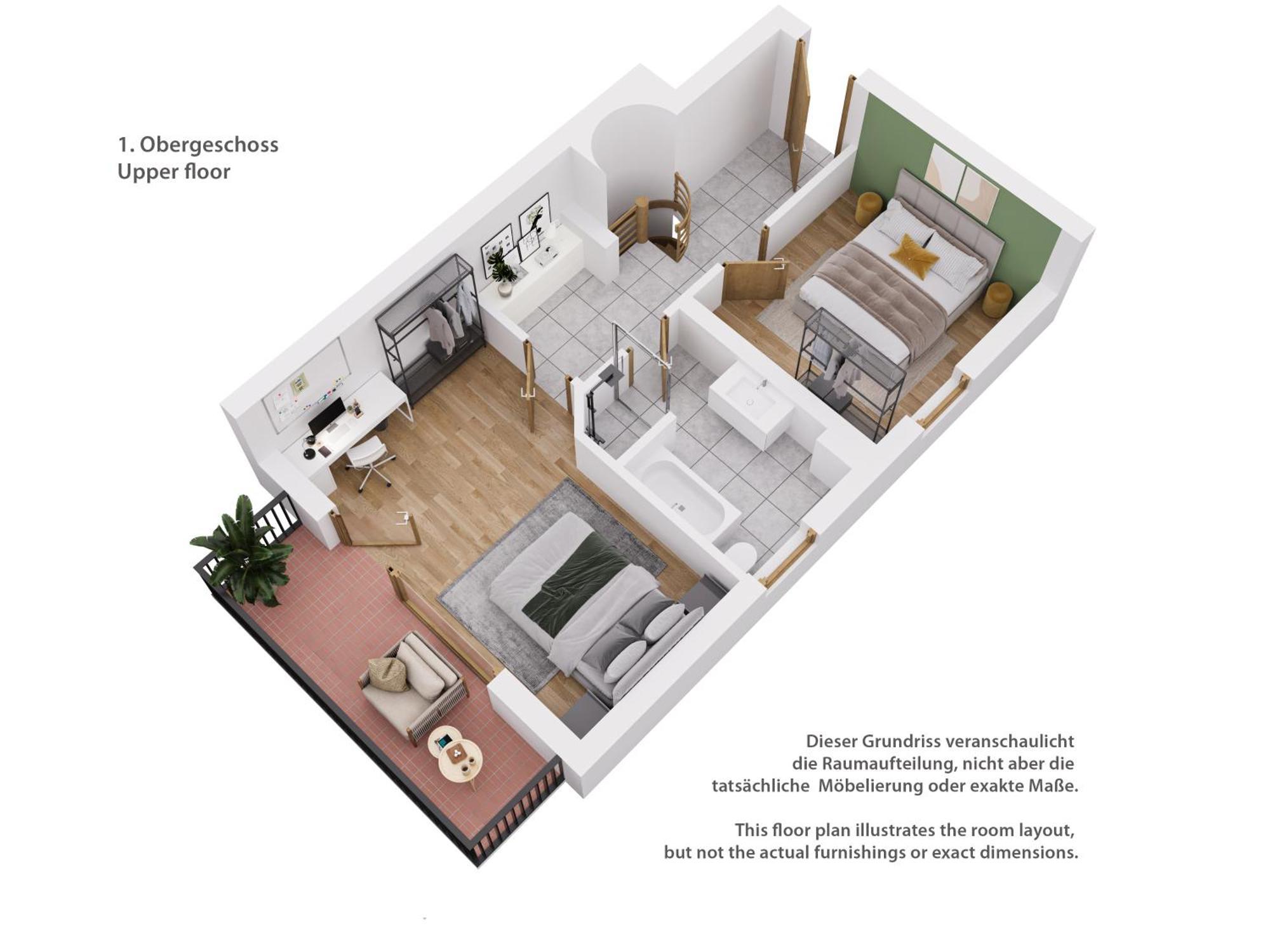 Moderne Maisonette Mit Garten Unterschleißheim Dış mekan fotoğraf