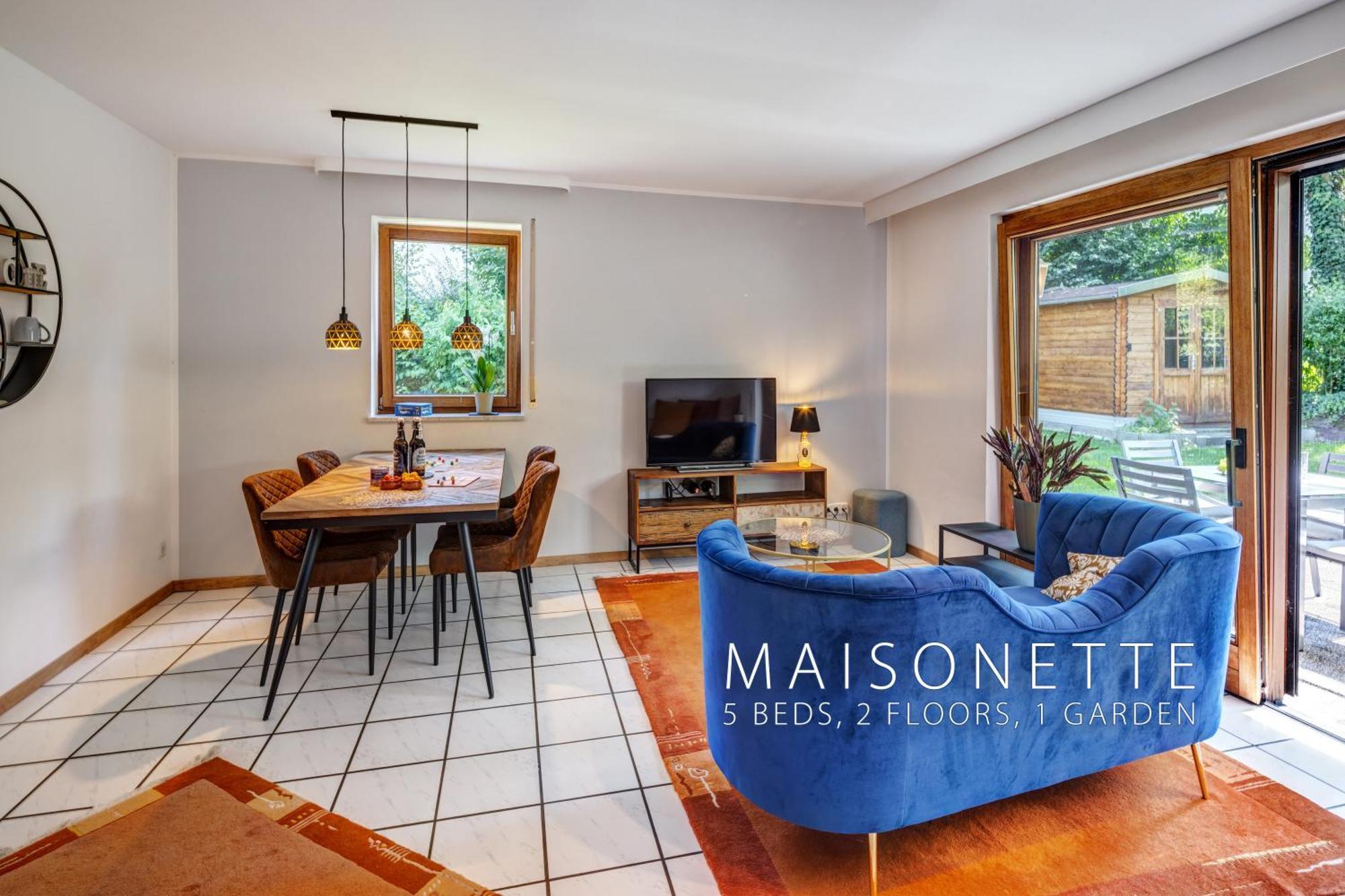 Moderne Maisonette Mit Garten Unterschleißheim Dış mekan fotoğraf
