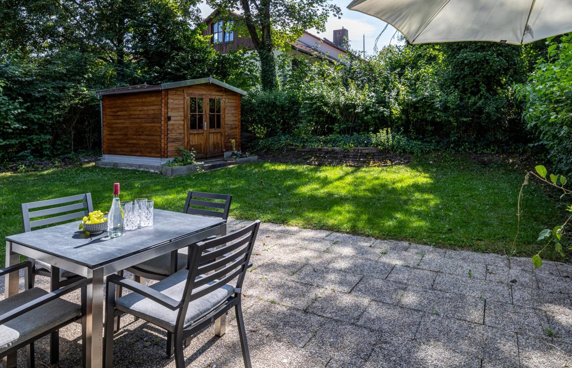 Moderne Maisonette Mit Garten Unterschleißheim Dış mekan fotoğraf